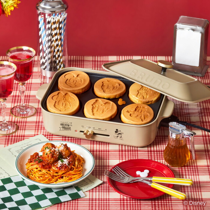 楽天市場】DISNEY ディズニー ブルーノ コンパクトホットプレート