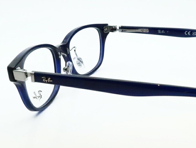 楽天市場】レンズつき レイバン メガネ RX5427D 8288 ダークブルー 青