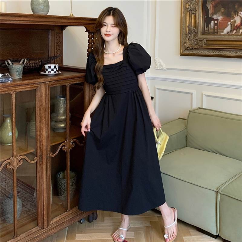 楽天市場】【P2倍&クーポン有】フレアワンピース パフスリーブ