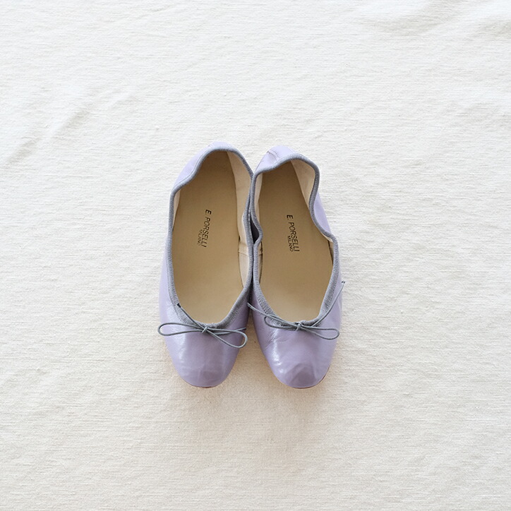 楽天市場】PORSELLI ポルセリ バレエシューズ レディース ラベンダー