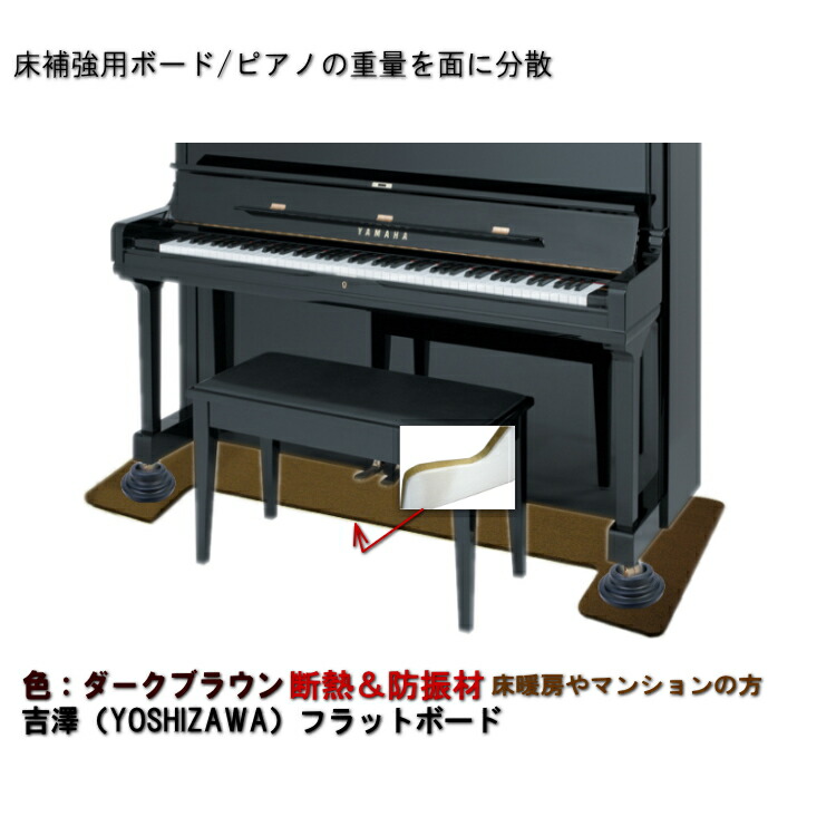 楽天市場】【60cm：防音＆断熱】吉澤 フラットボード静 FBS ブラウン