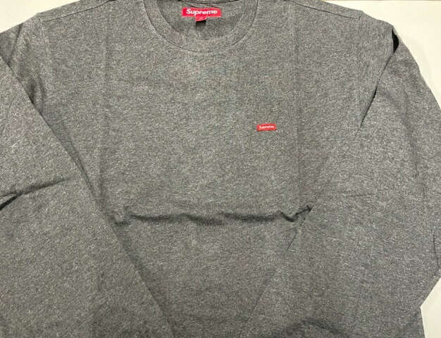楽天市場】2024AW/24FW/Supreme Small Box L/S Tee Charcoal