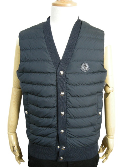 楽天市場】【MONCLER/モンクレール/GILET TRICOT/コットンニット切替