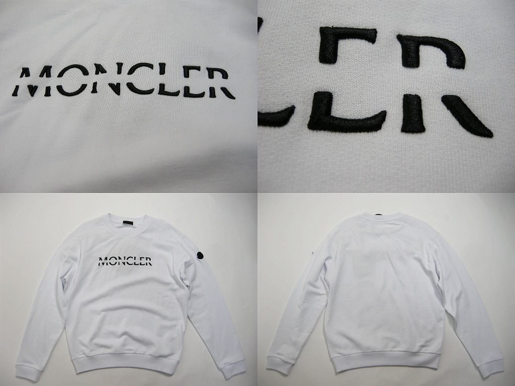 楽天市場】【MONCLER/モンクレール/SWEAT SHIRT/刺繍ロゴ スウェット