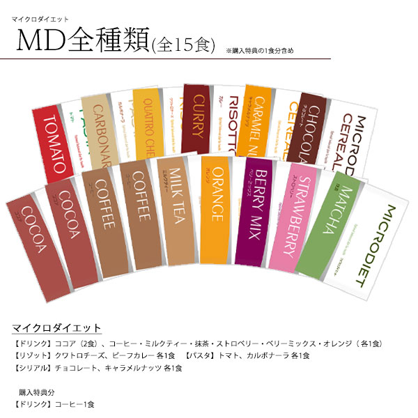 楽天市場】【公式】マイクロダイエット全種類セット(AXFER1-NAJ0006