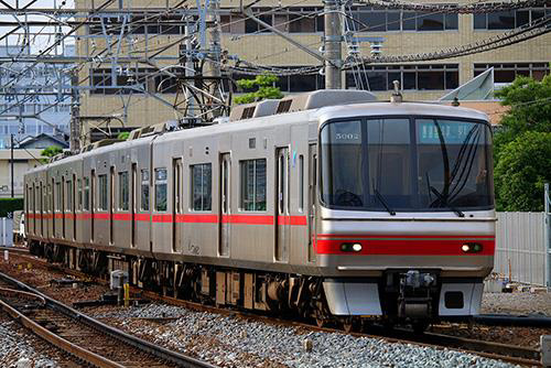 楽天市場】名鉄5000系(ボルスタ付き台車編成 標識灯点灯)8両編成セット