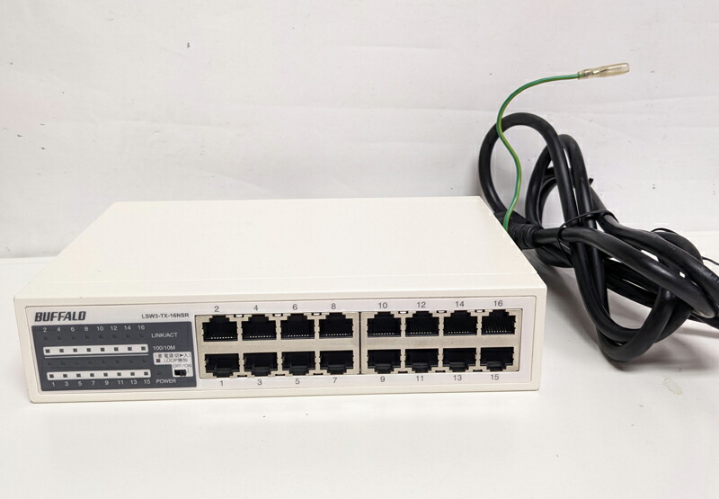 楽天市場】【中古品】Buffalo/バッファロー LSW3-TX-16NSRスイッチング