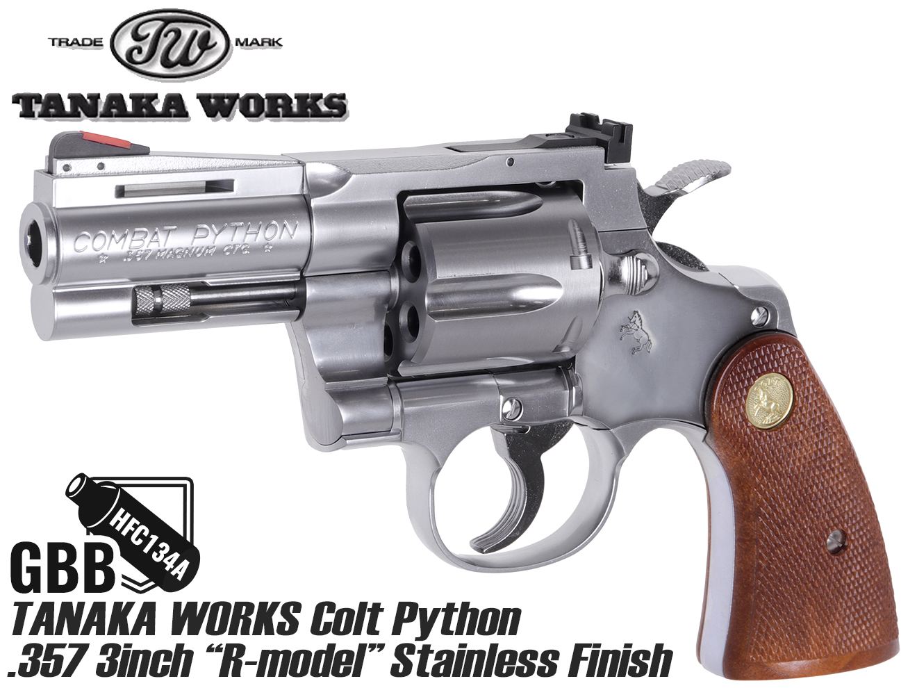 楽天市場】タナカワークス COLT パイソン 357 3インチ R-model