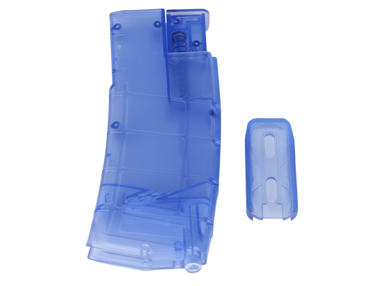 楽天市場】WoSporT P-MAG型 BBローダー 450Rds◇ブルー Pマグ風 BB弾
