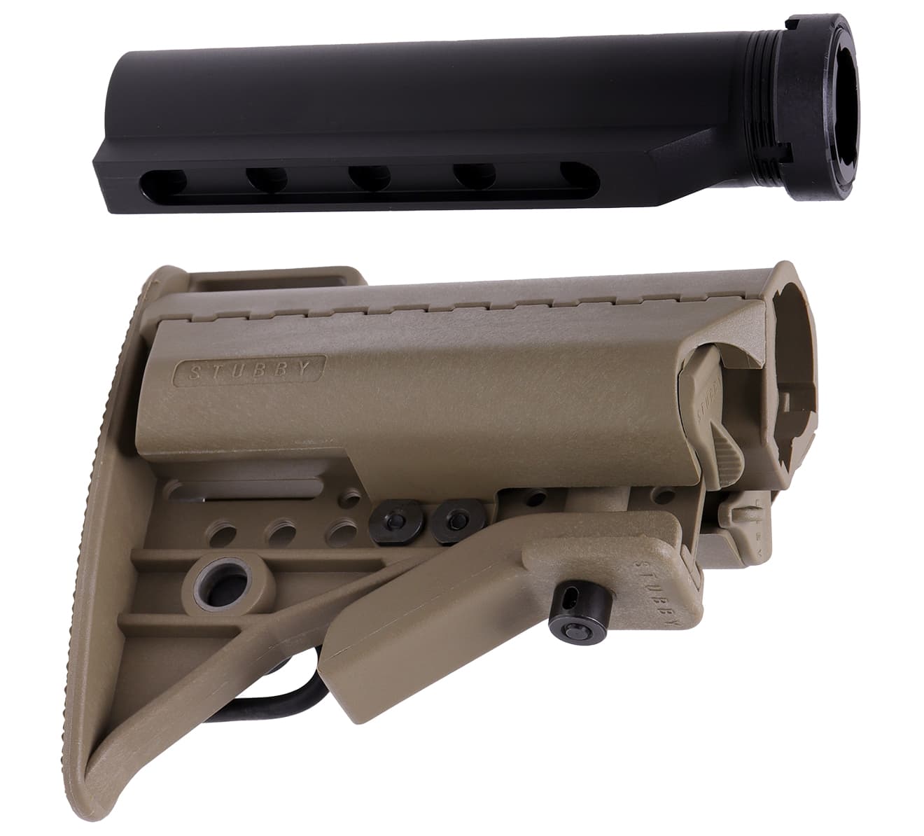 楽天市場】【マルイ M4シリーズに】G&P GP-COP014S Stubbyバット