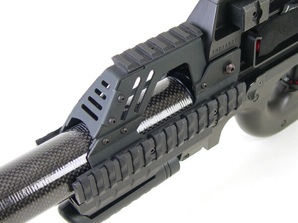 楽天市場】ライラクス NITRO.Vo レイルハンドガード P90 エアガン