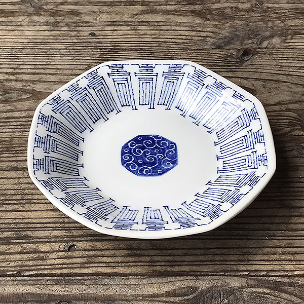 楽天市場】中華青壽 シューマイ皿 中華食器 八角皿 業務用 日本製 磁器