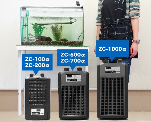楽天市場】ゼンスイ 水槽用クーラー ZC-100α (冷却水量100L以下/淡水