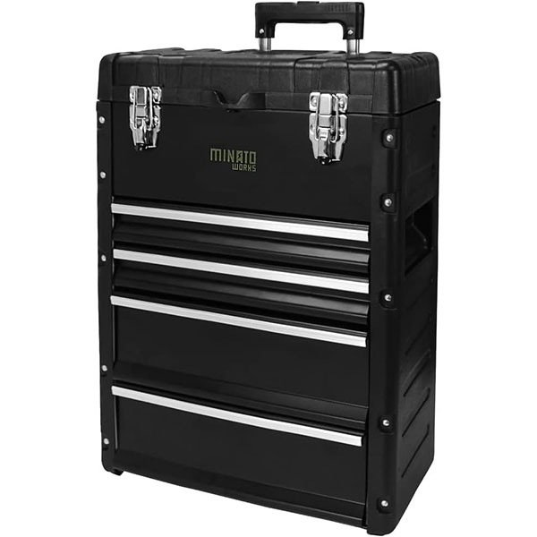 楽天市場】ミナト ツールチェスト 5段 キャリー付き TB-50T (スリム型