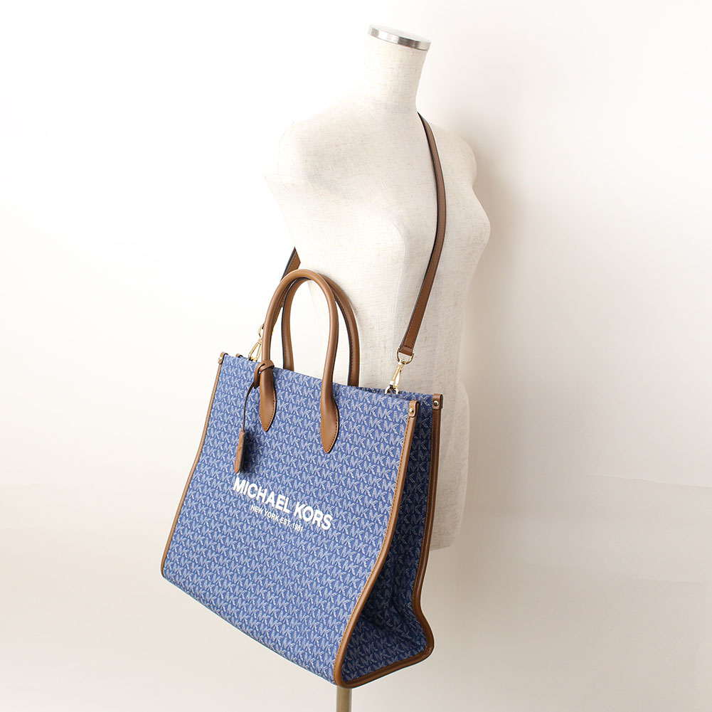 楽天市場】マイケルコース トートバッグ デニム モノグラム MICHAEL