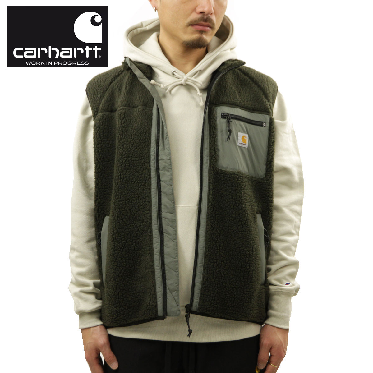 楽天市場】カーハート ベスト メンズ 正規品 CARHARTT WIP ボアベスト