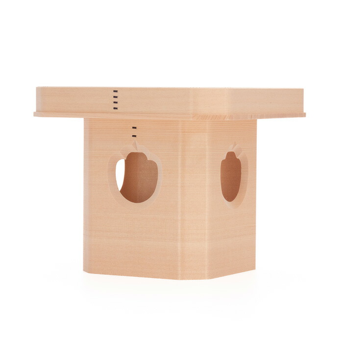 楽天市場】【 伊勢 宮忠 】【 三方 木曽桧 9寸 】幅27.2cm 奥行き27.1