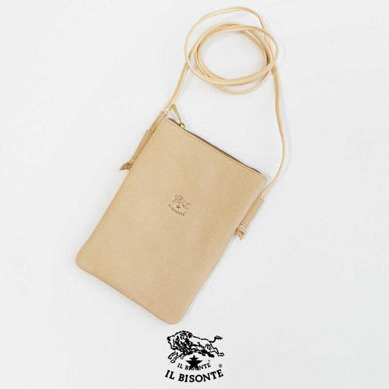 楽天市場】IL BISONTE イルビゾンテ レザークロスボディバッグ 54192-3