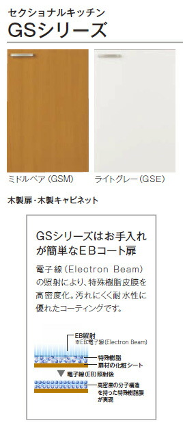 楽天市場】サンウェーブ キッチン 木製キャビネットGSシリーズ コンロ