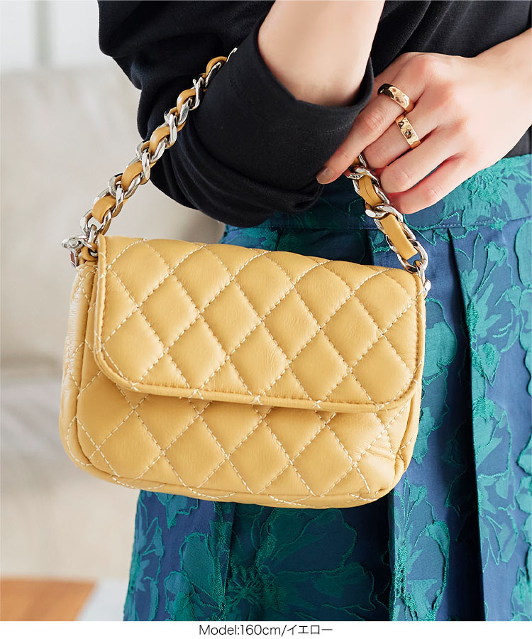 楽天市場】 2way キルティングバッグ レディース バッグ チェーン