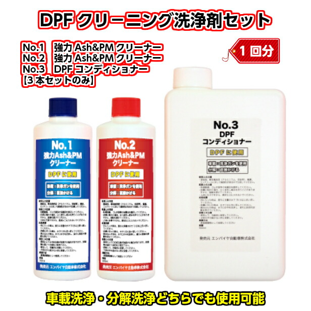 楽天市場】【1回分】DPFクリーニング洗浄剤セット 車載洗浄 分解洗浄