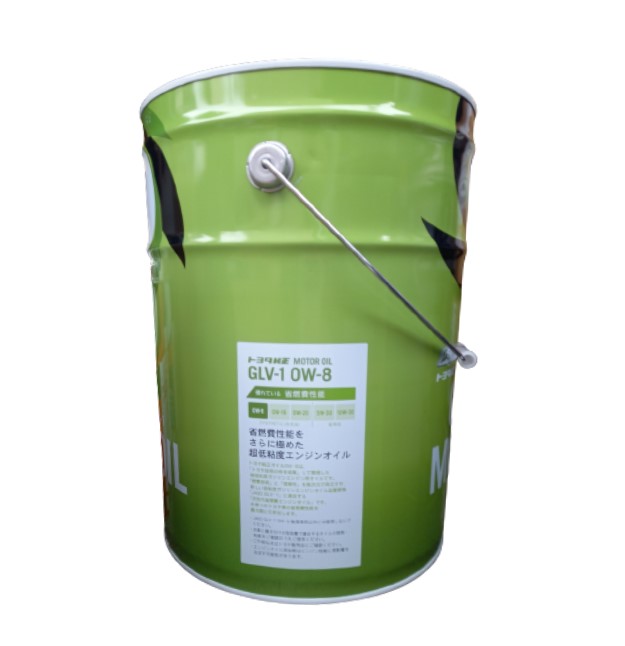 楽天市場】トヨタ純正 GLV-1 0W-8 20L ガソリンエンジンオイル 08880
