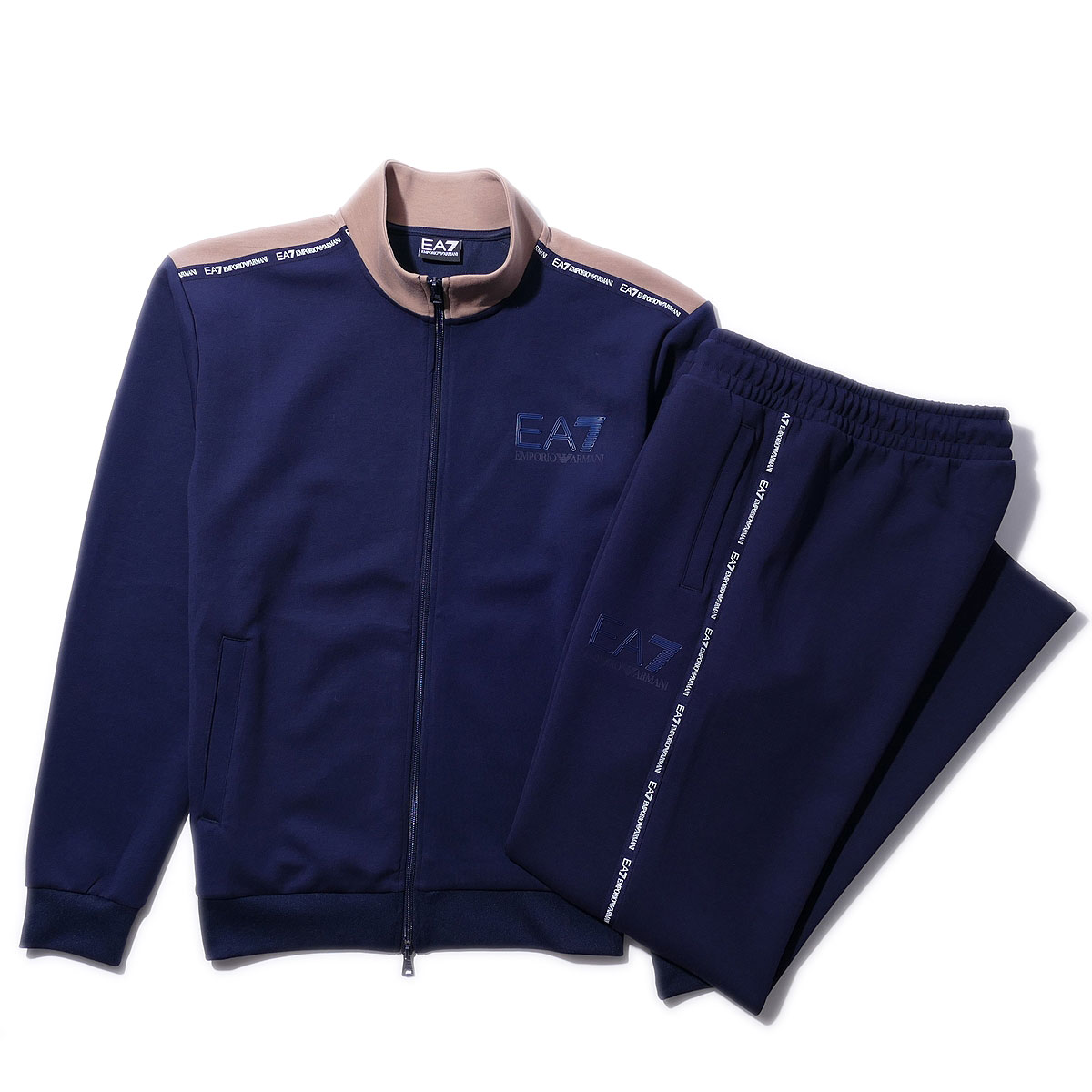 楽天市場】EA7 スウェット セットアップ 6DPM04 PJZZZ 1576ネイビー