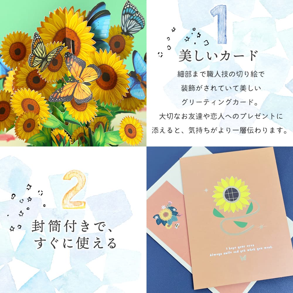 楽天市場】最短当日出荷◇グリーディングカード +ミニ メッセージ