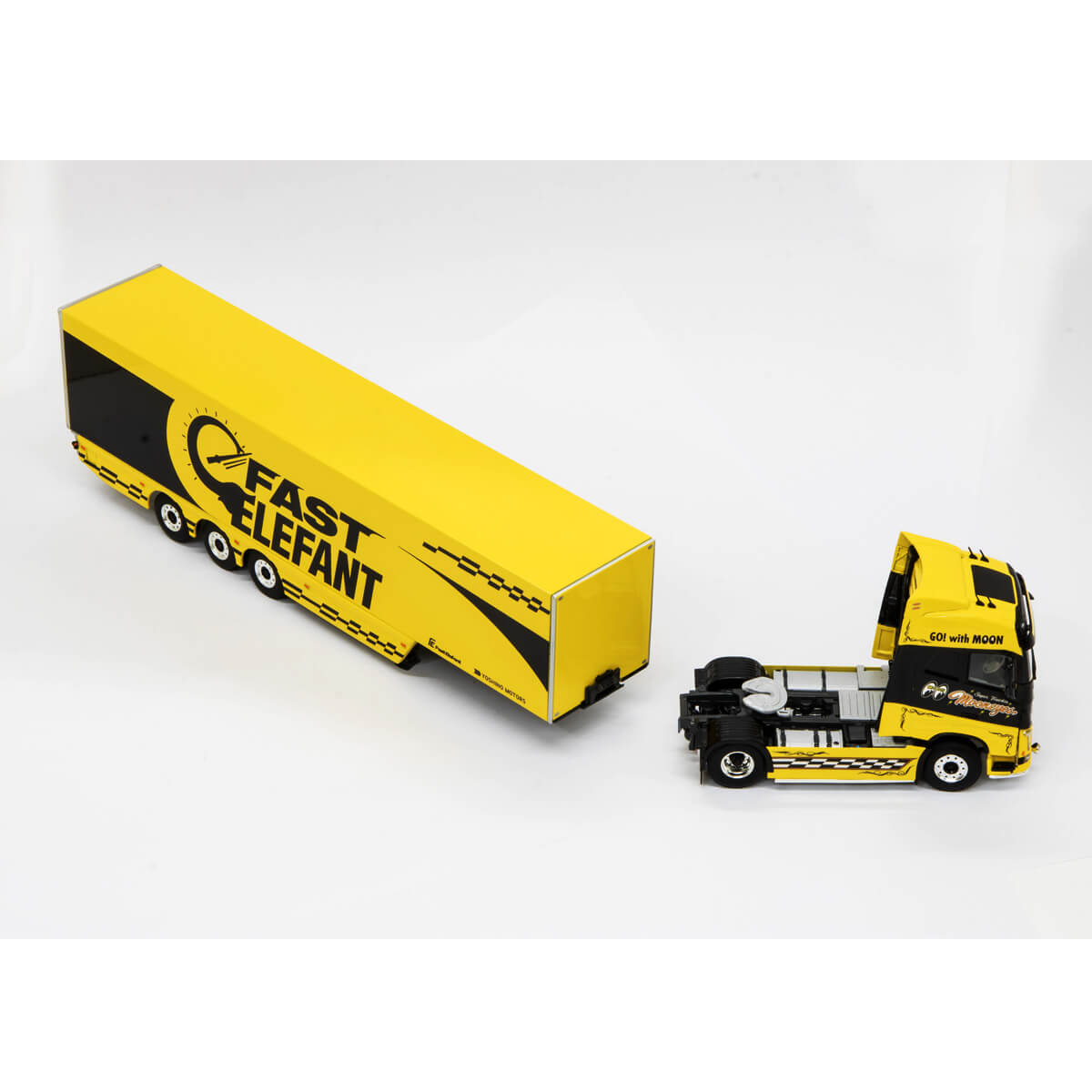 楽天市場】ムーンアイズ ミニカー Fast Elefant x MOON Volvo FH4