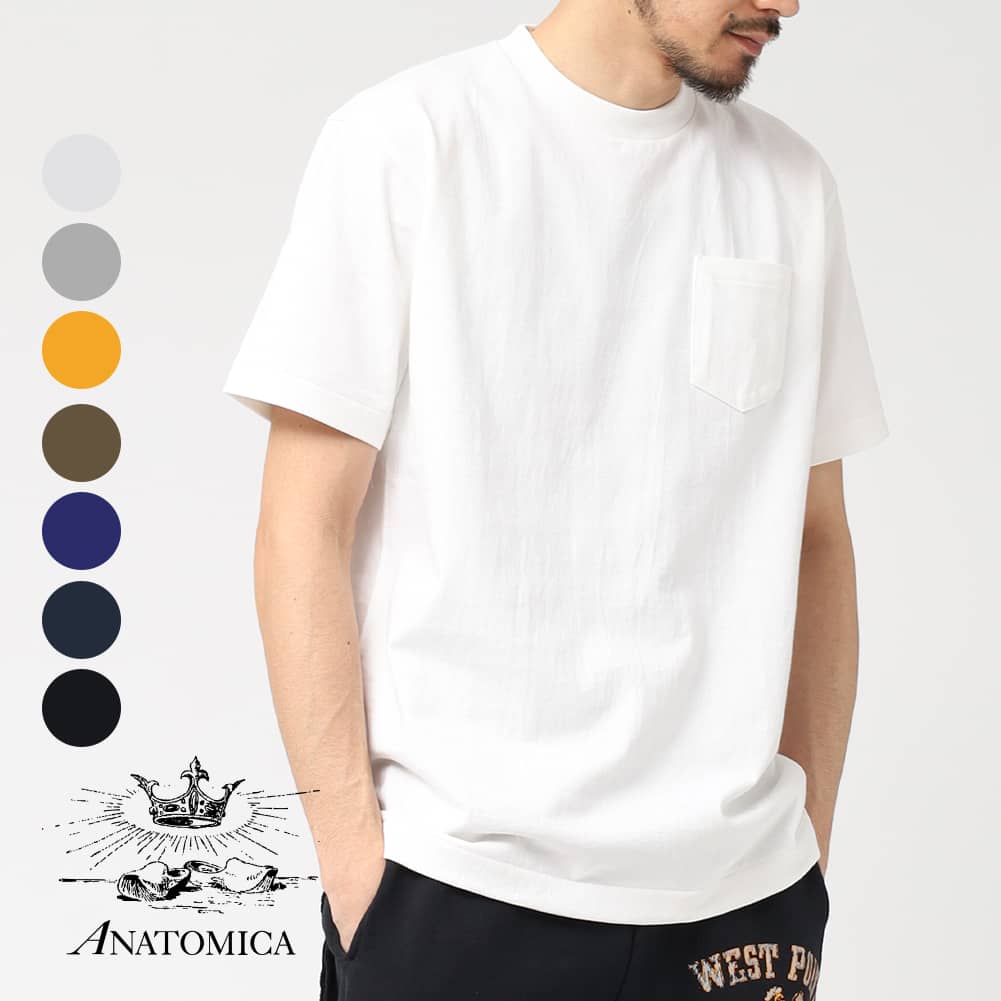 楽天市場】アナトミカ ポケT ポケTEE 半袖 Tシャツ 白T 無地