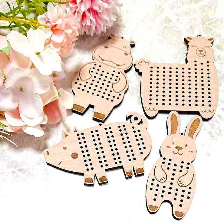 楽天市場】木製 クロスステッチ 9個セット 初心者 日本製 アニマル