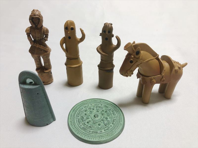 奢华的装饰品 感受历史 有价值的股票 埴輪（はにわ）セット