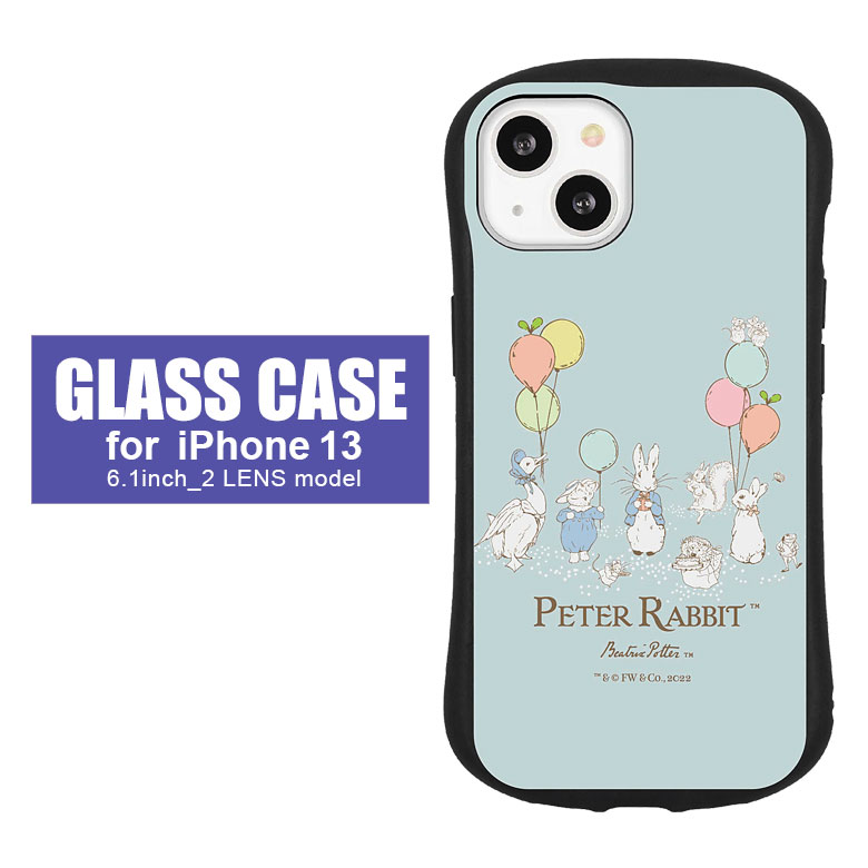 楽天市場】ピーターラビット ハイブリッドケース iPhone 13 ガラス
