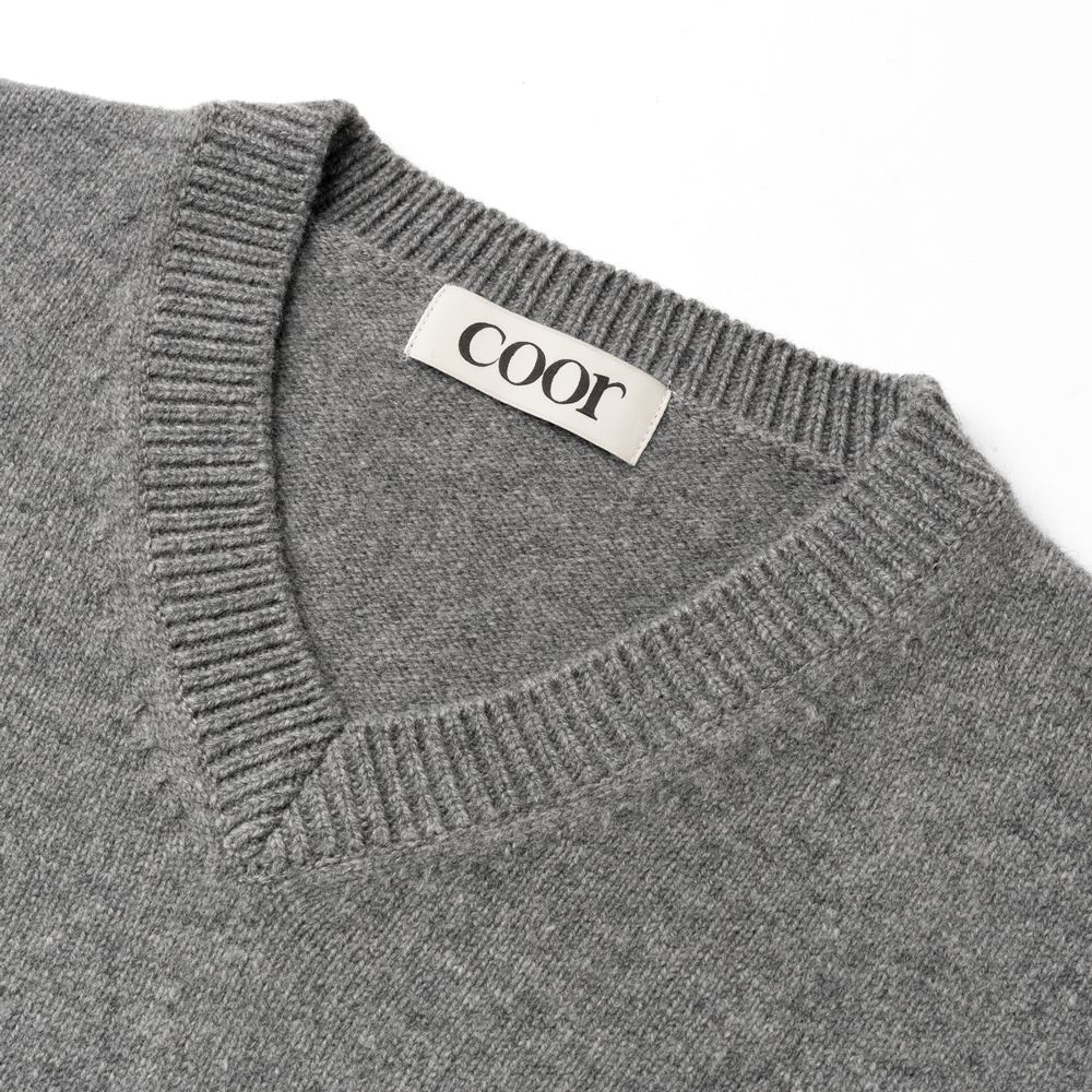 楽天市場】クオ COOR ウール Vネック ニット WOOL V-NECK SEWATER