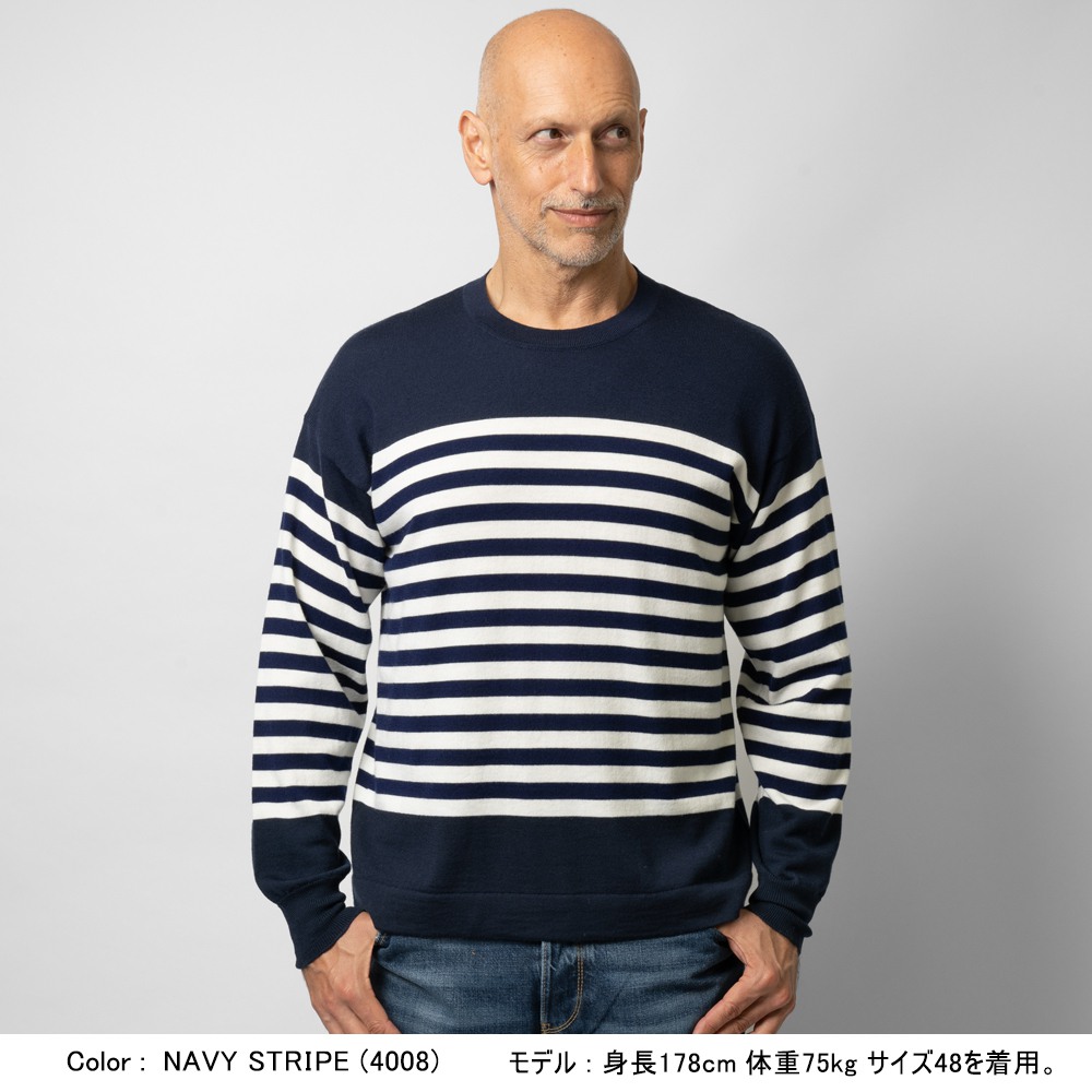楽天市場】【返品不可】バフィー BAFY ボーダー ニット 4197 長袖
