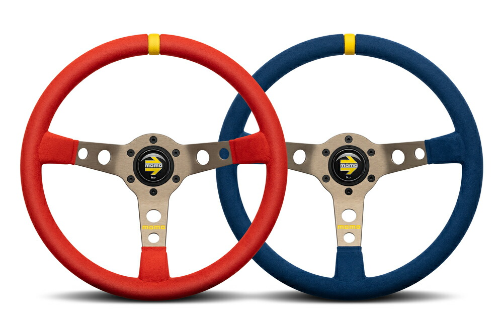楽天市場】MOMO ステアリング MOD.07 350mm マイクロファイバー レッド