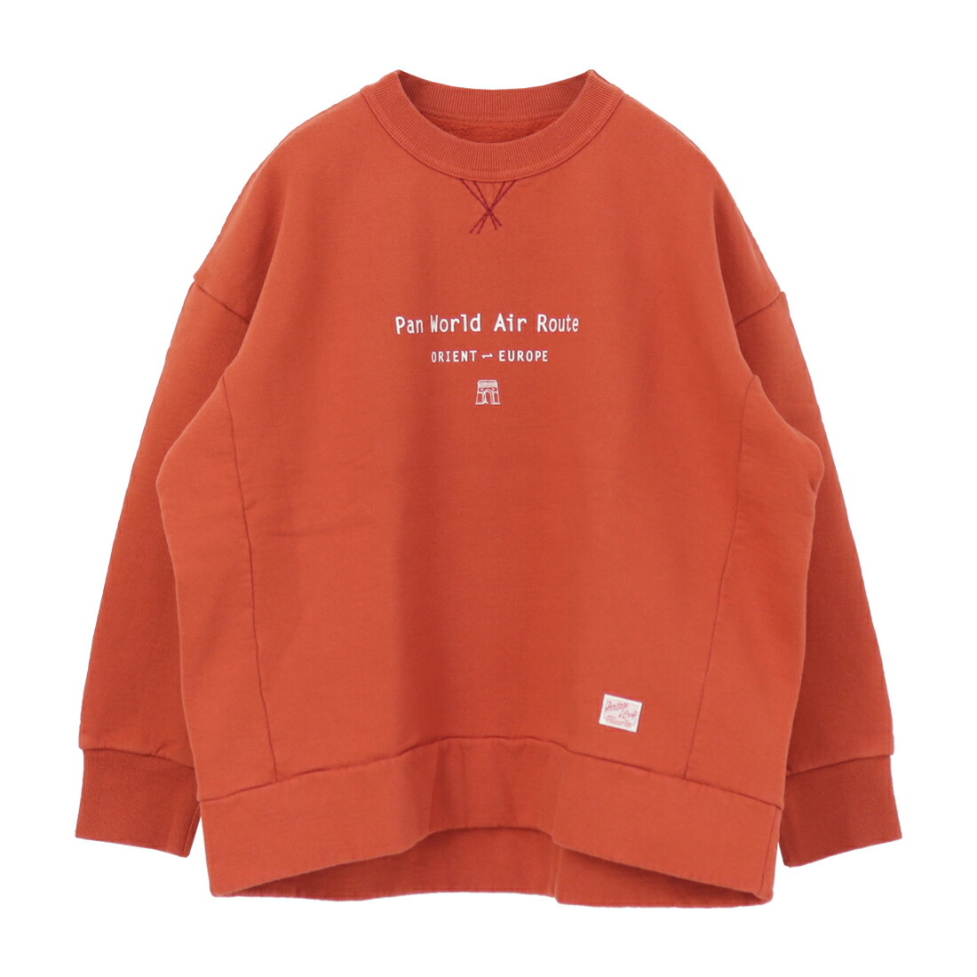 楽天市場】快晴堂 かいせいどう 裏起毛ロゴGirl'sトレーナー C柄