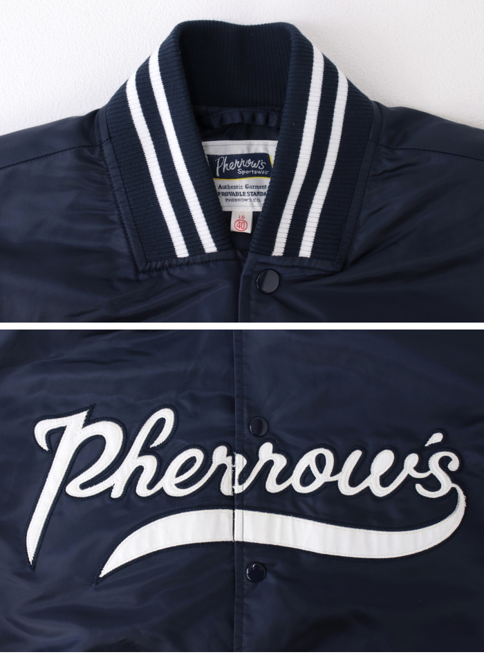 楽天市場】フェローズ PHERROW'S ナイロンスタジアムジャケット 25W