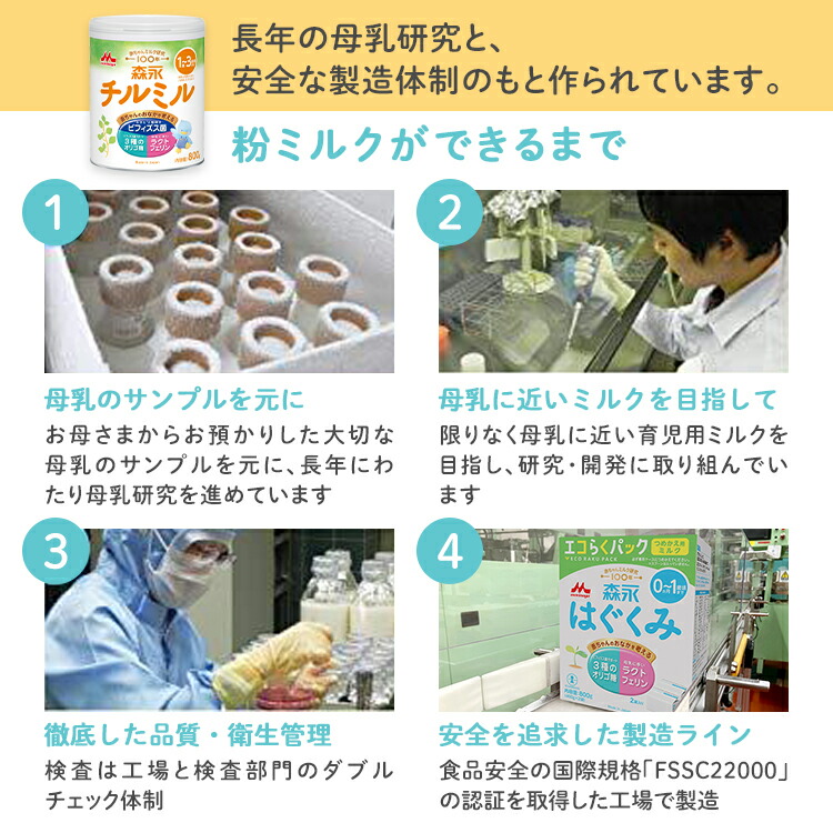 楽天市場】森永 チルミル 大缶 ＜ 800g (8個セット)＞【 森永乳業 公式