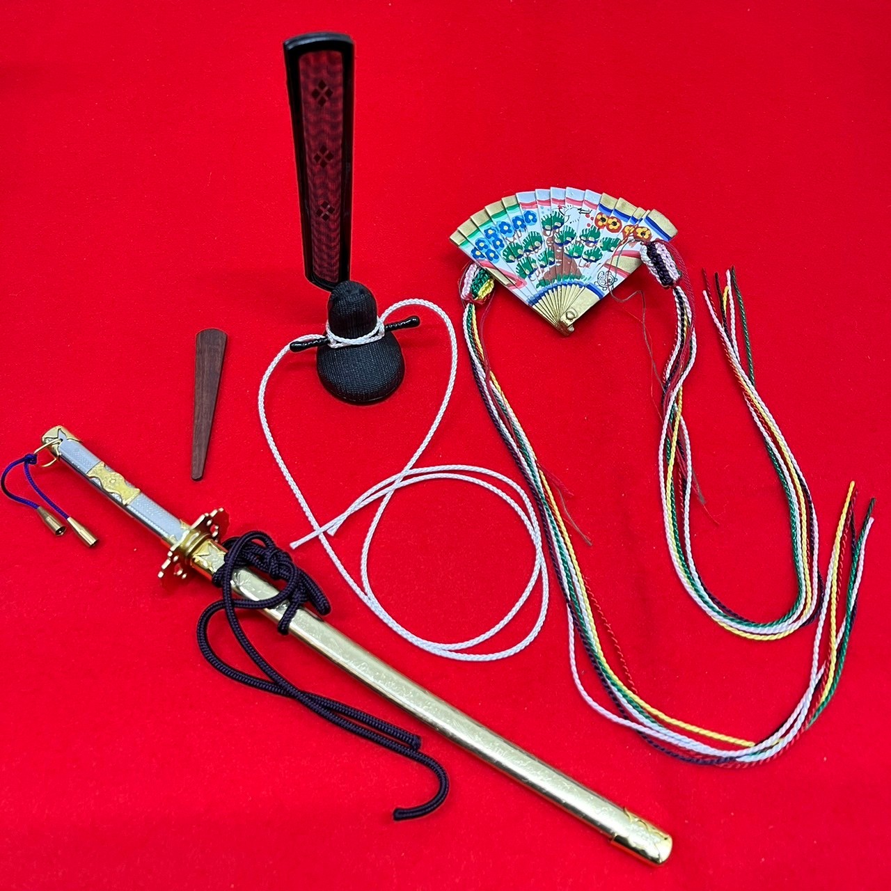 楽天市場】雛人形用 雛道具 極上（京）九番道具 箱入り 親王持ち物