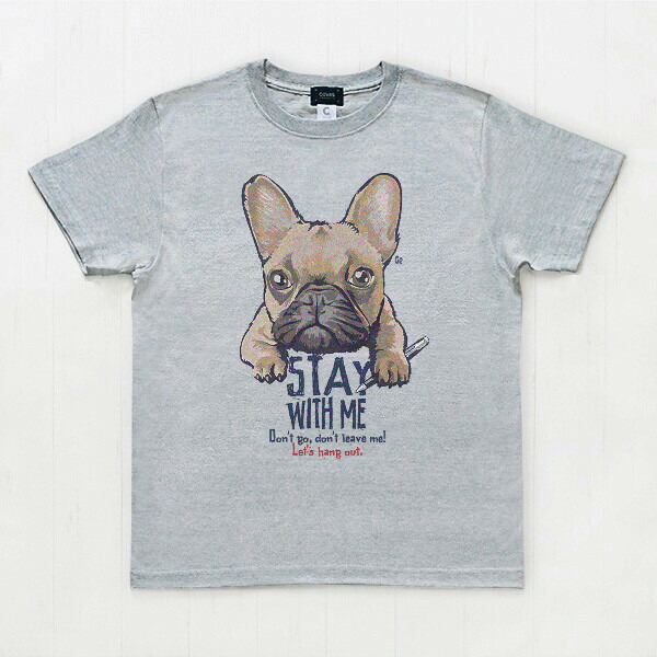 楽天市場】プリントTシャツ【ステイウィズミー】フレンチブルドッグ/2
