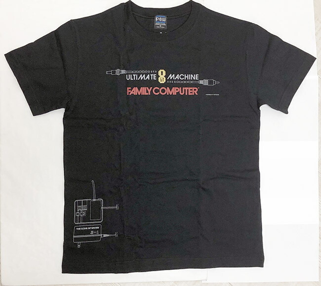 楽天市場】ファミコン展開図Tシャツ BLACK【THE KING OF GAMES】S・M2