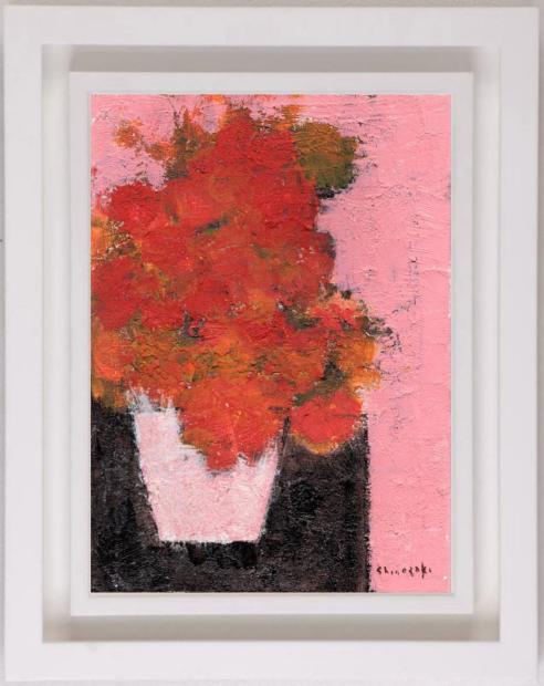 篠崎晴夫　Shinozaki Haruo FLOWERS キャンバスF3 サイン 楽天市場】 お勧め作家 > 篠崎晴夫 : アートギャラリーモトカワ