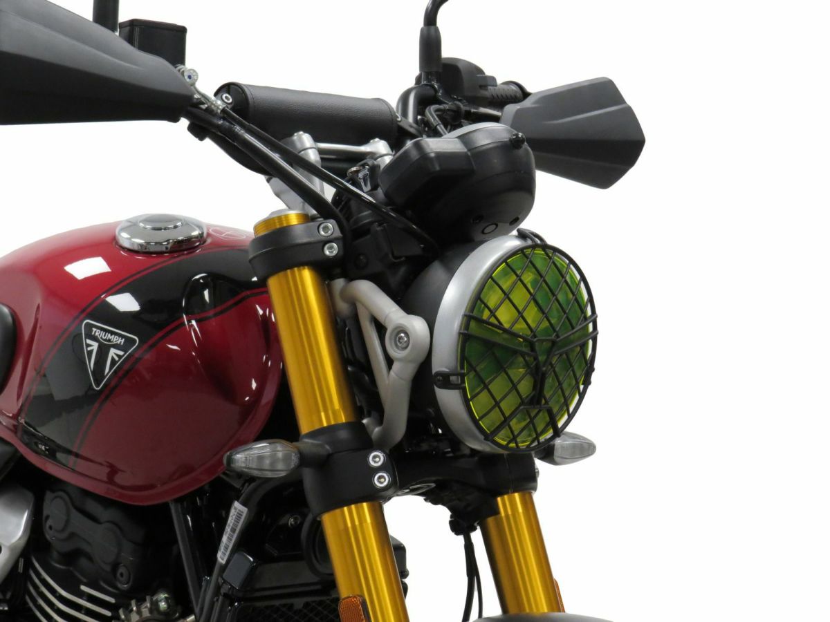 楽天市場】トライアンフ スクランブラー400X ヘッドライトプロテクター