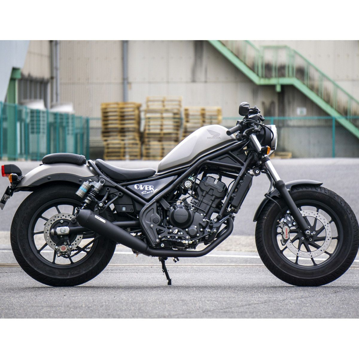 楽天市場】ホンダ レブル250/S SSメガホン フルエキゾーストマフラー