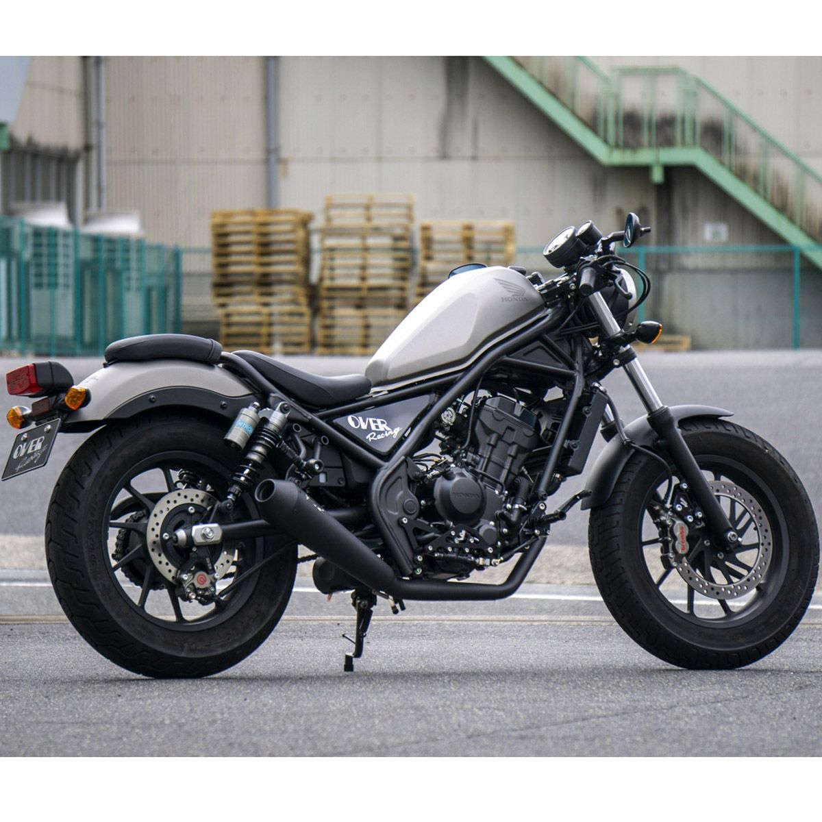 楽天市場】ホンダ レブル250/S SSメガホン フルエキゾーストマフラー