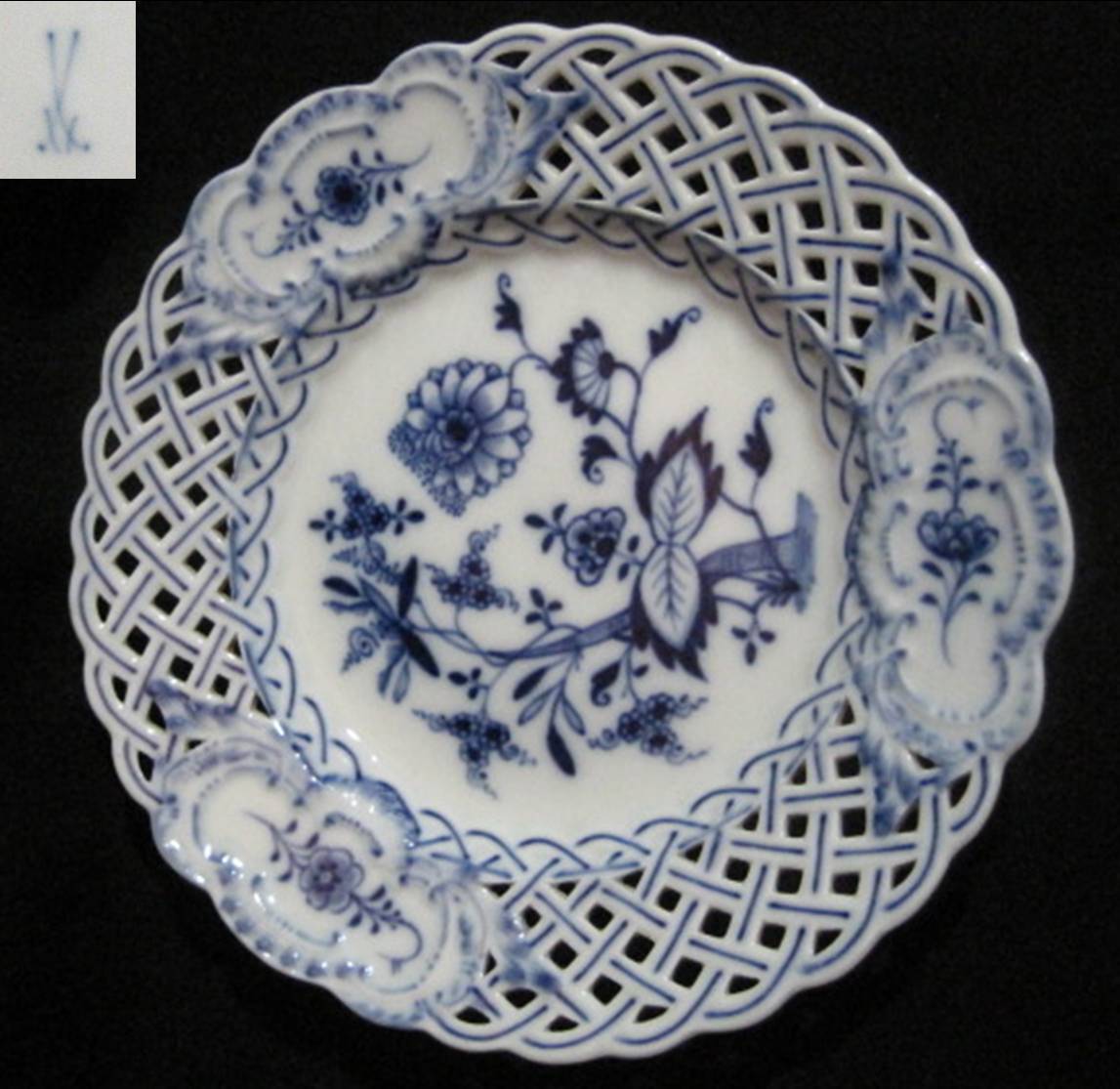 楽天市場】【アンティーク】 マイセン 【ボタン剣】 ブルーオニオンの