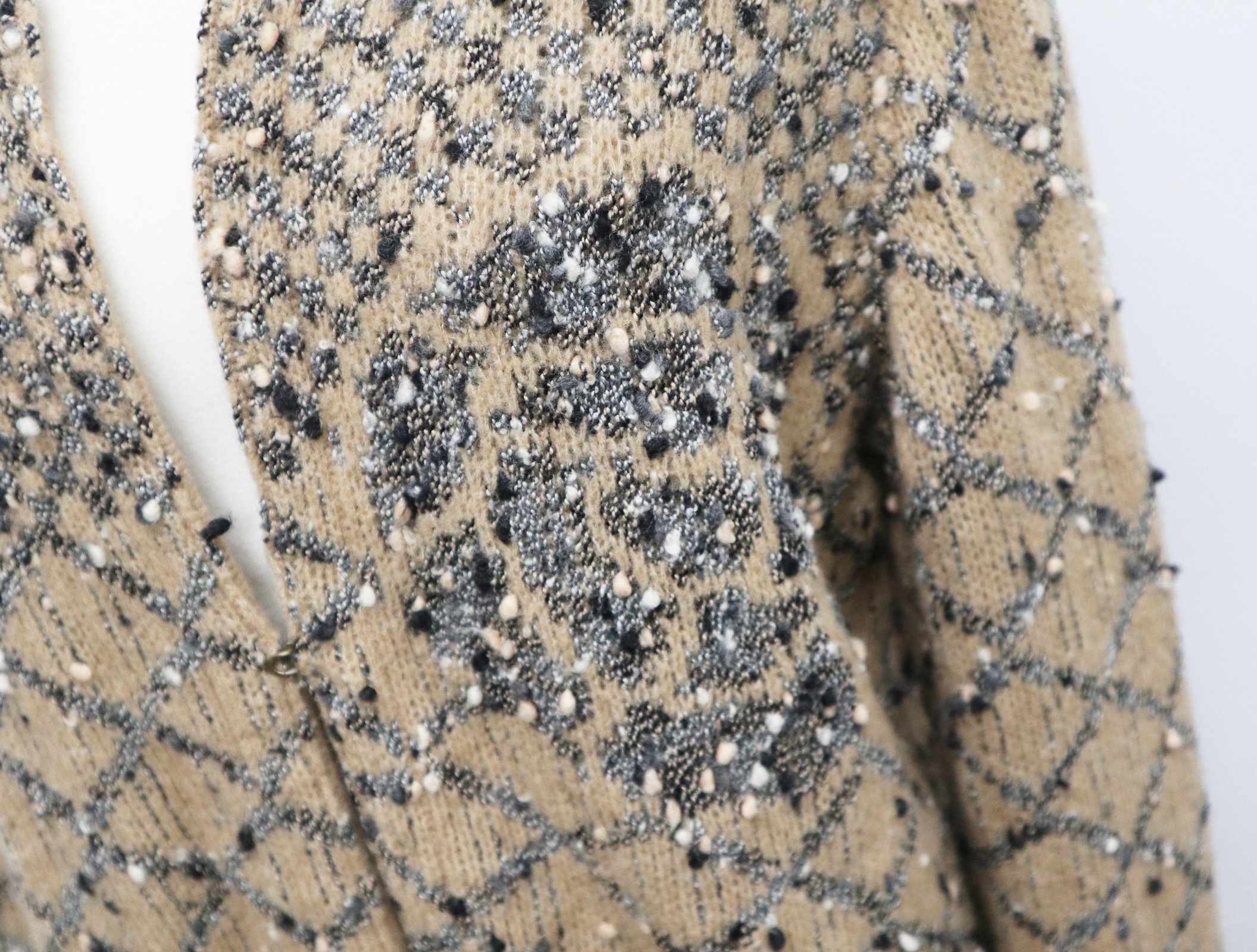 12628シャネル シャネル ココマーク ロング カーディガン カメリア