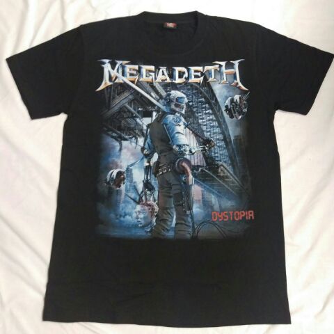 楽天市場】ロックTシャツ MEGADETH メガデス DYSTOPIA S/M/L/XL /バンT