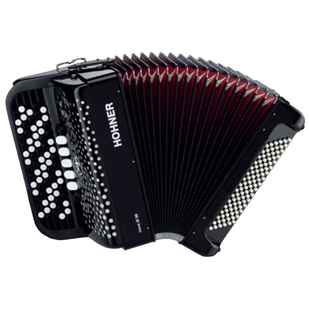 楽天市場】HOHNER クロマチック アコーディオン Nova III 96 BLK